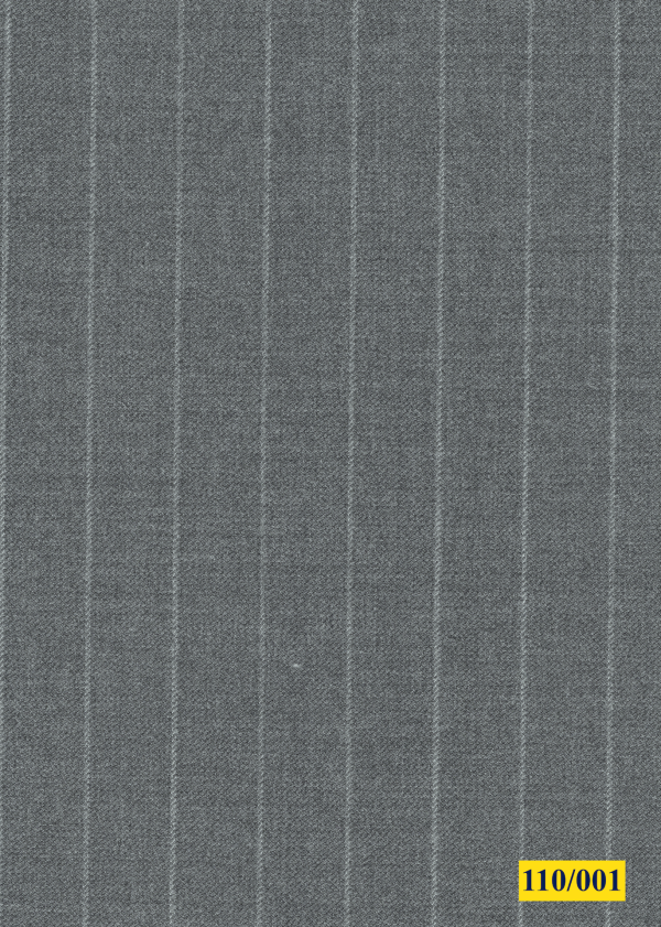 Genovese 3-piece Mid Grey Pinstripe - Image 2