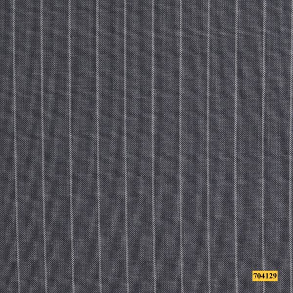 Hongdae 3-piece Mid Grey Pinstriped - Image 2